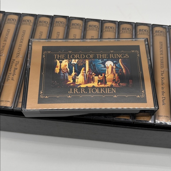 The Lord Of The Rings Audio Cassette Tape Box Set J.R.R. Tolkien BBC 1987 - Picture 3 of 5